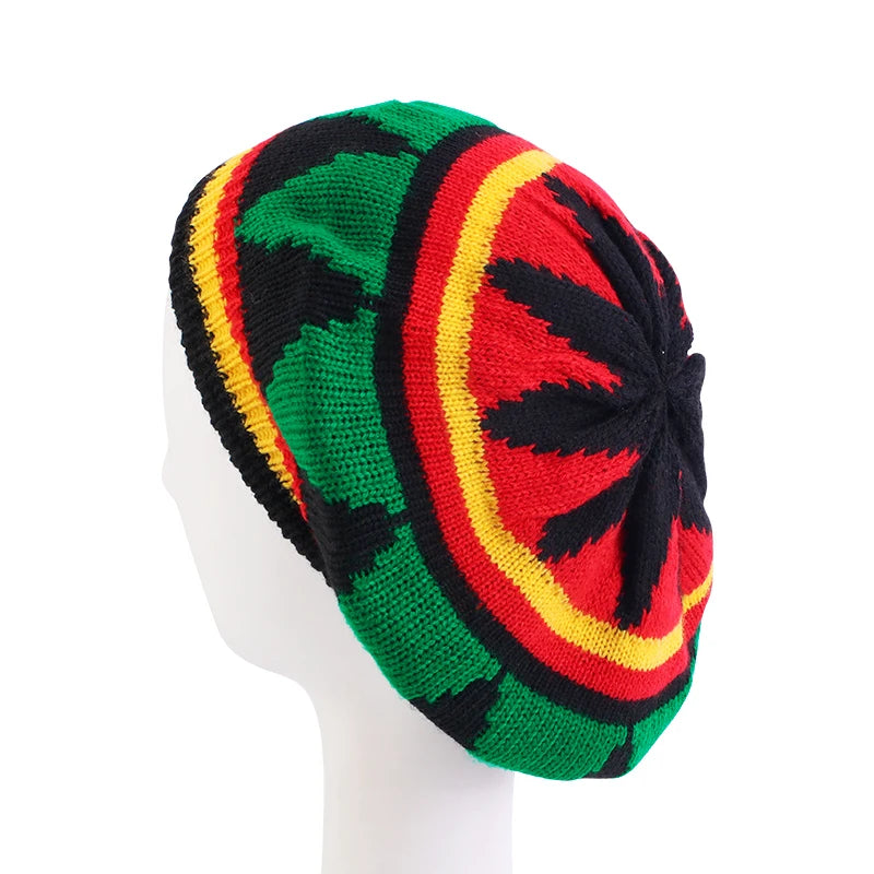 Reggea Multi-Colour Striped Cap Bob Marley