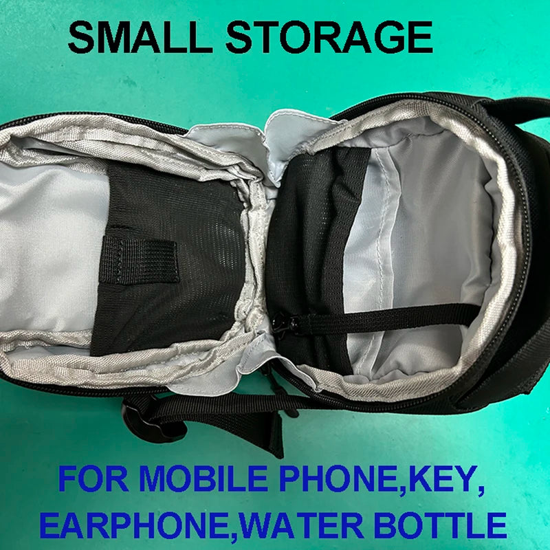 Magnetic GYM Phone Sling Bag  for Men Women GYM Floor Organizer Sport Chest Crossbody Handle Pouch for Earphone Key Water Bottle - HaaTFooT