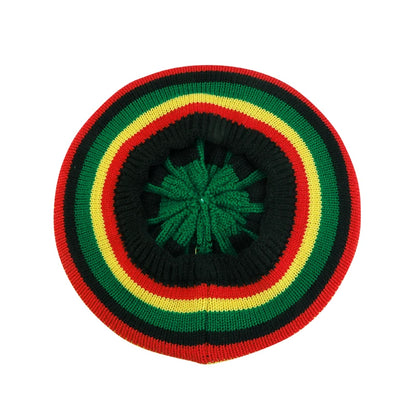 Reggea Multi-Colour Striped Cap Bob Marley - HaaTFooT