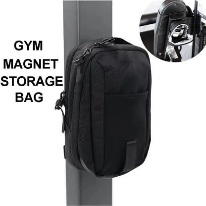Magnetic GYM Phone Sling Bag  for Men Women GYM Floor Organizer Sport Chest Crossbody Handle Pouch for Earphone Key Water Bottle - HaaTFooT