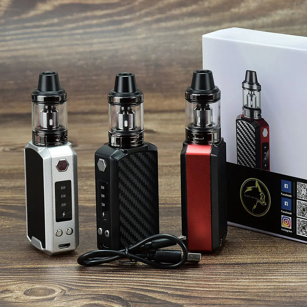 80W Vape mod Box Mod Kit Vapor 2200Mah - HaaTFooT