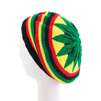 Reggea Multi-Colour Striped Cap Bob Marley - HaaTFooT
